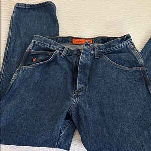 Wrangler Men's Dark Blue Relaxed Jeans